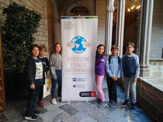 L’Escola Lurdes a la inauguració d’Escoles+Sostenibles